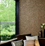 P4140 Gold Big Chip Natural Real Mica Stone Wallpaper Modern Plain Textured - wallcoveringsmart